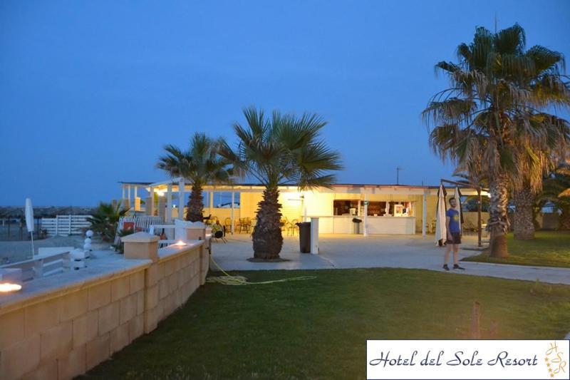 Hotel Del Sole Margherita Di Savoia Exterior foto